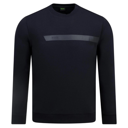 BOSS Salbo 1 Crewneck in Dark Blue