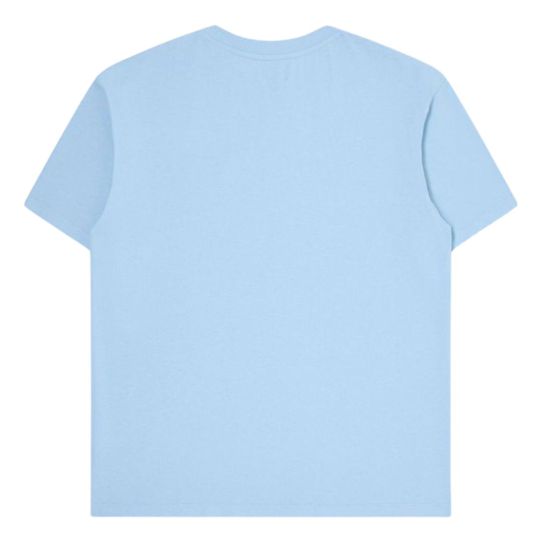 Edwin Japanese Sun Supply Tee in Placid Blue