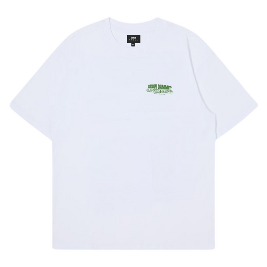 Edwin Gardening Services Tee in White