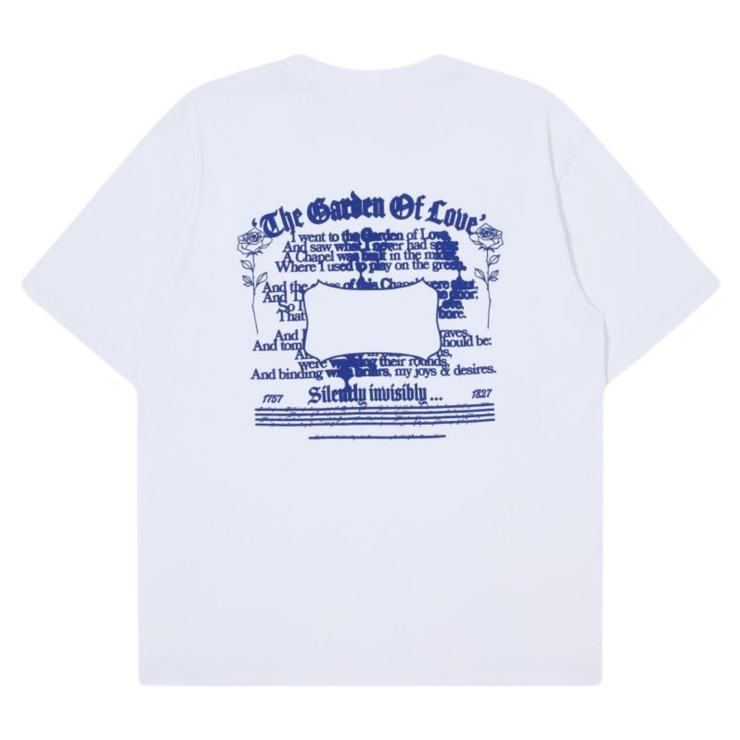 Edwin Garden of Love Tee in White