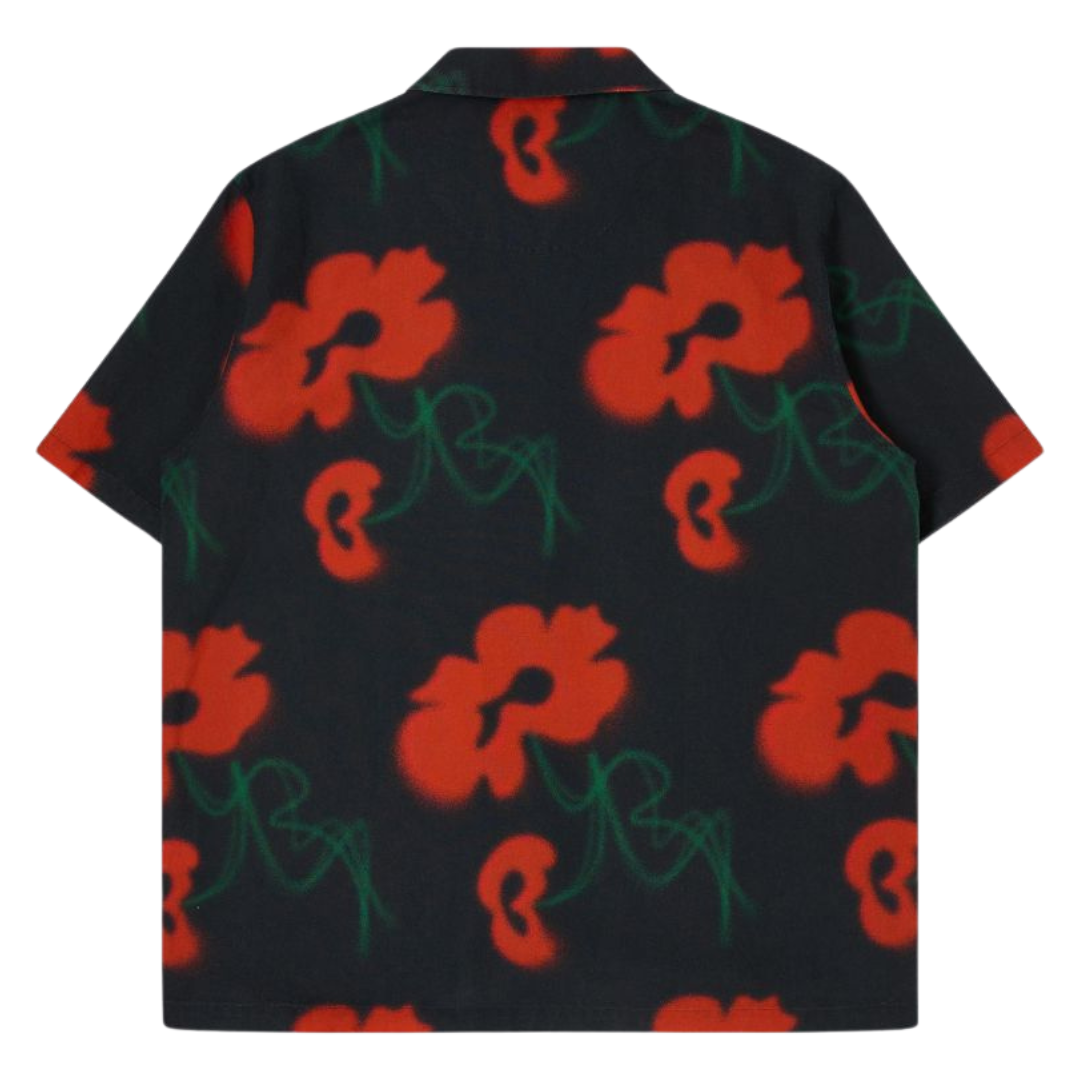 Edwin Garden Society Shirt in Red