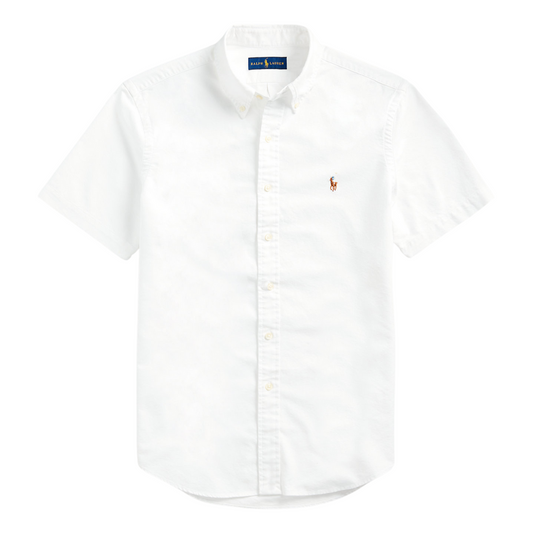 Ralph Lauren SS Oxford Shirt in White