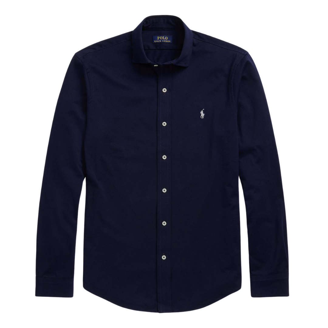 Ralph Lauren LS Jersey Shirt in Navy