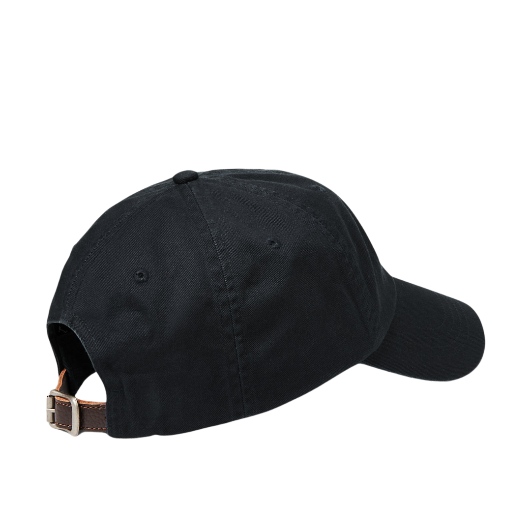 Ralph Lauren Stitch Cap in Black