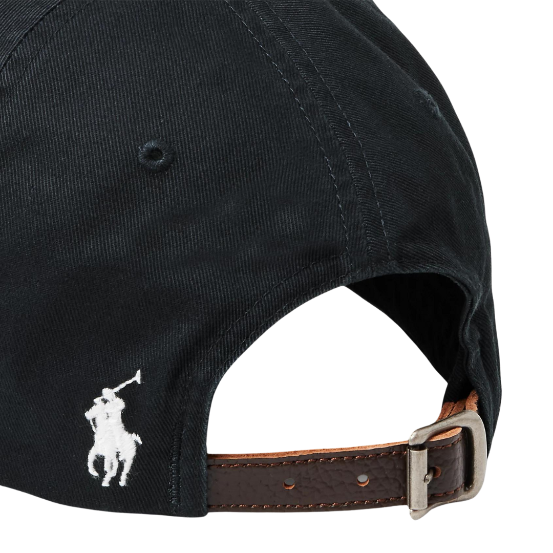 Ralph Lauren Stitch Cap in Black