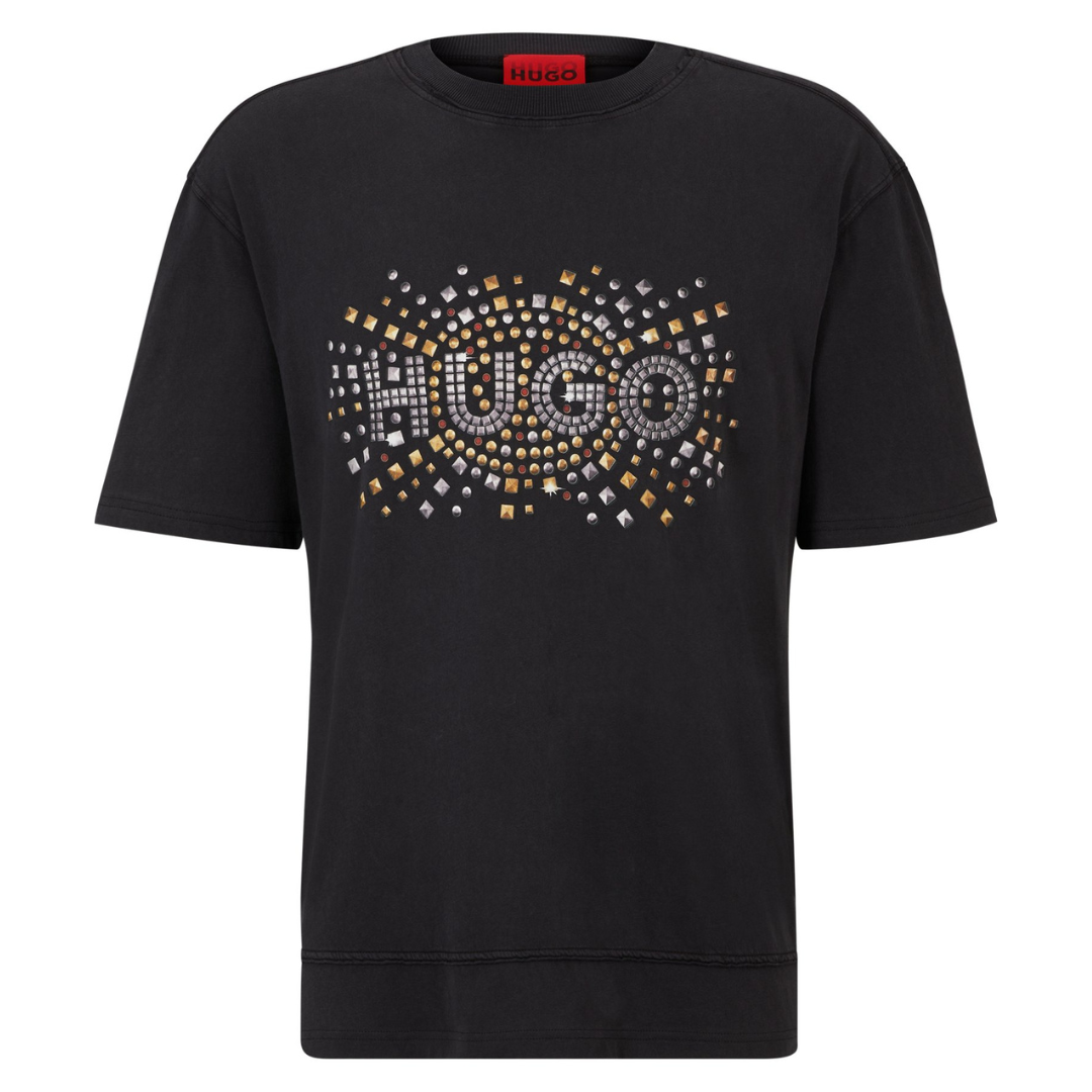 Hugo Dunic Tee in Black