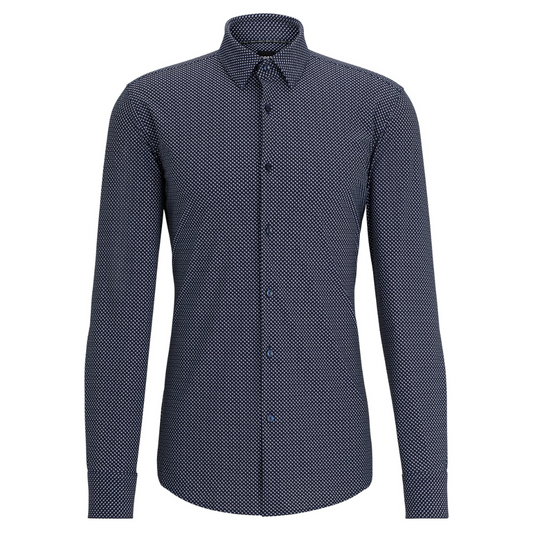 Boss P-Hank S Kent Shirt in Dark Blue