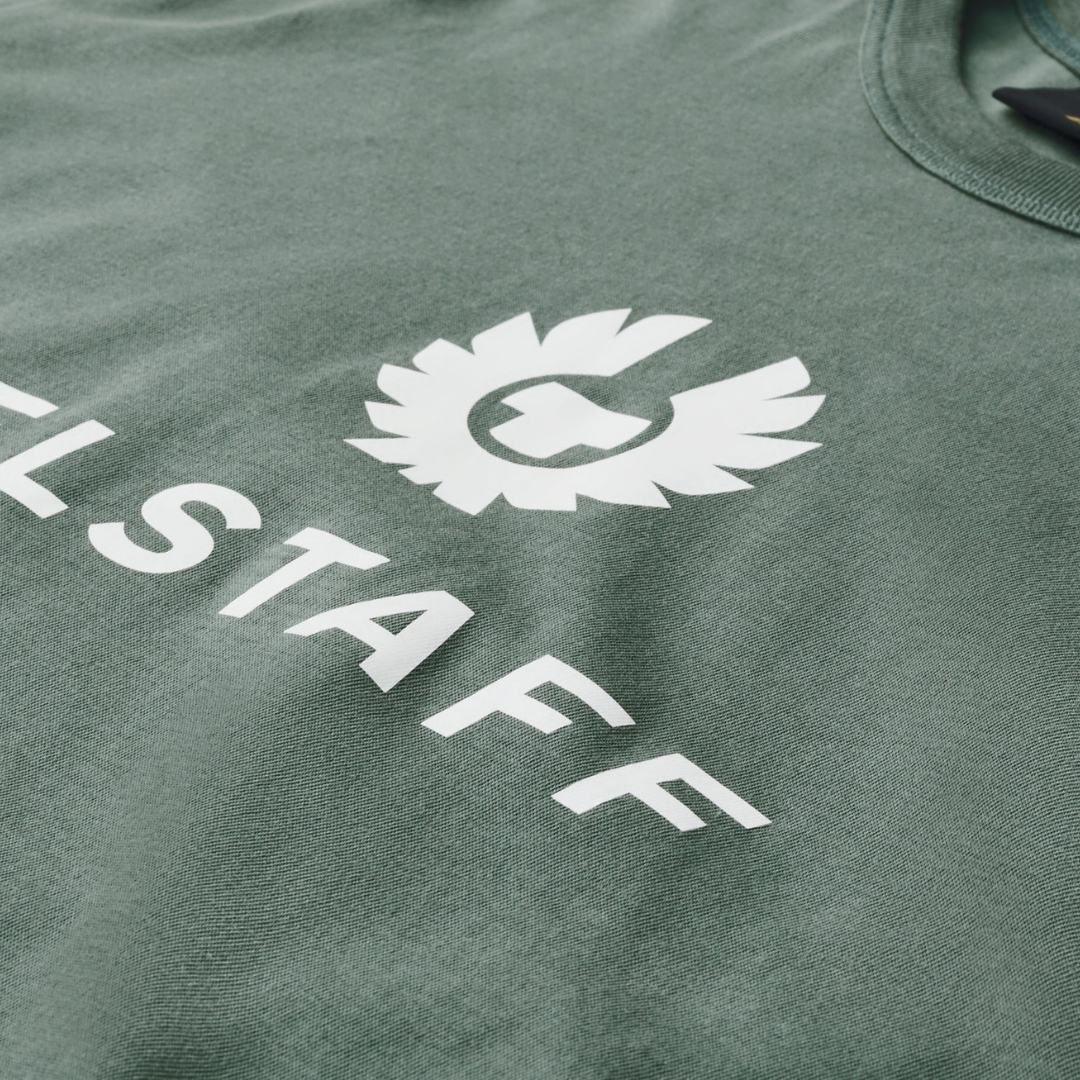 Belstaff Signature Tee in Mineral Green