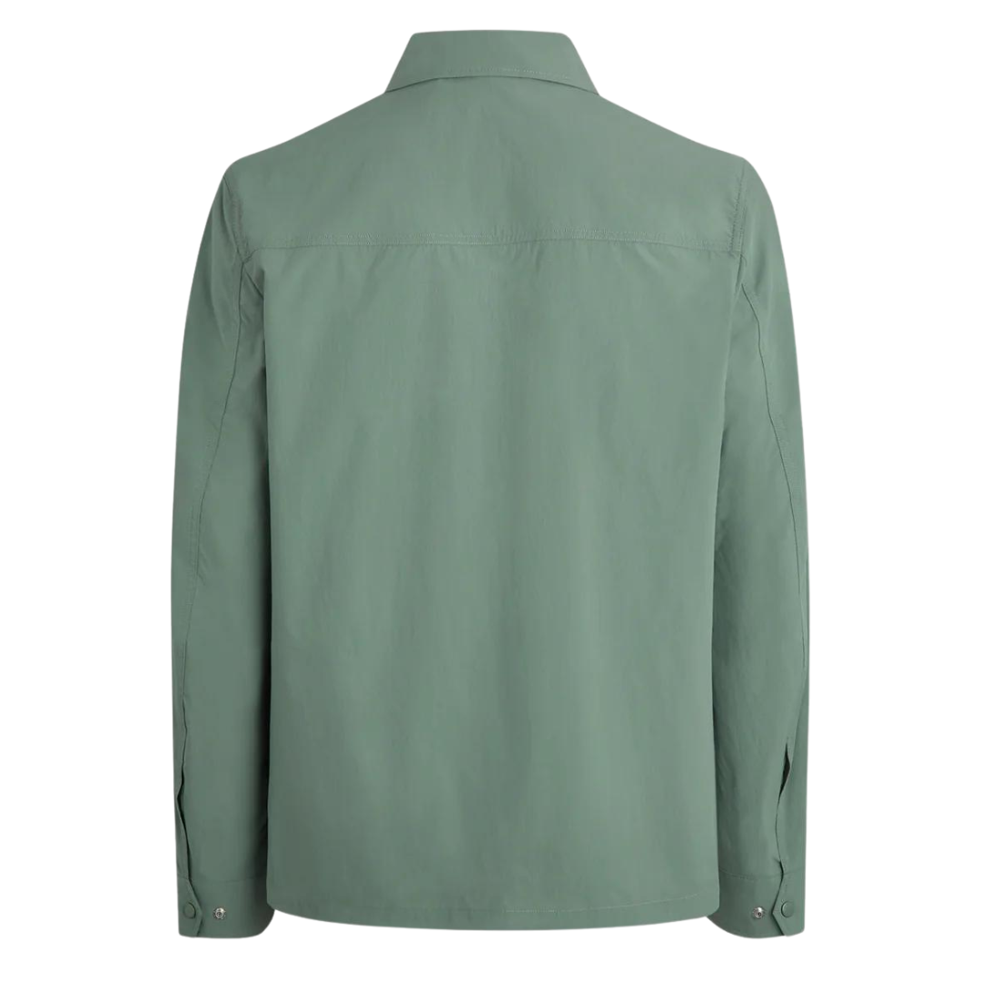 Belstaff Castmaster Overshirt in Mineral Green