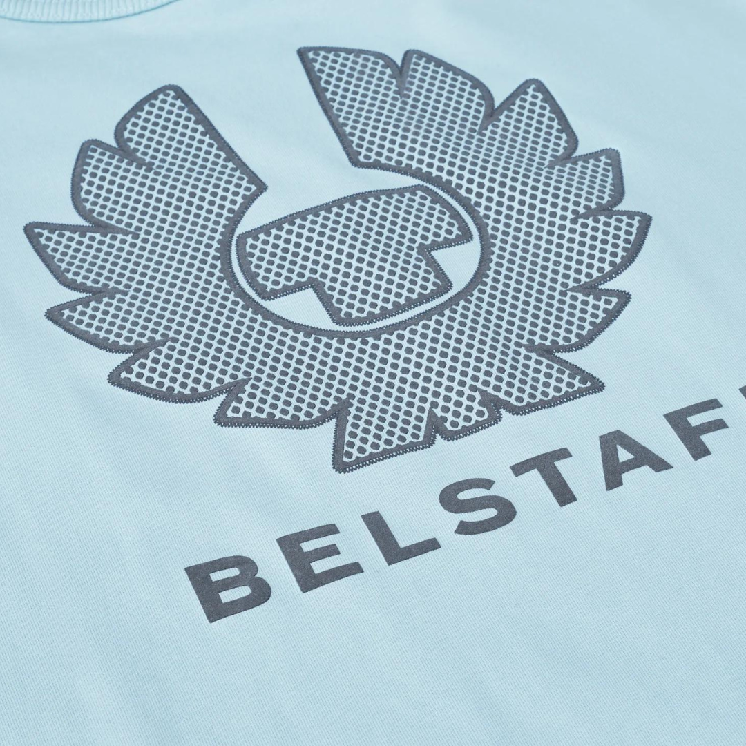 Belstaff Hex Phoenix Tee in Sky Blue