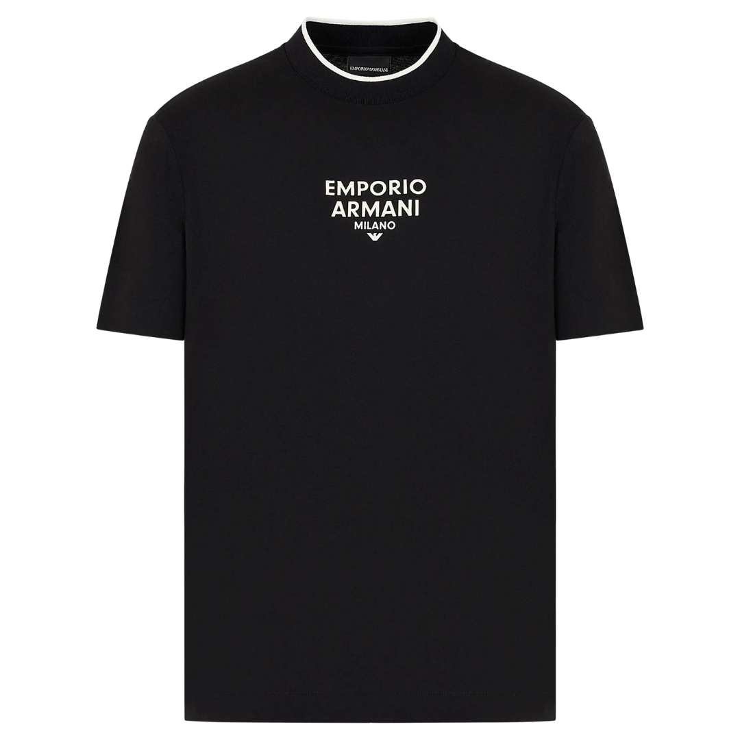 Emporio Armani Prima Tee in Black