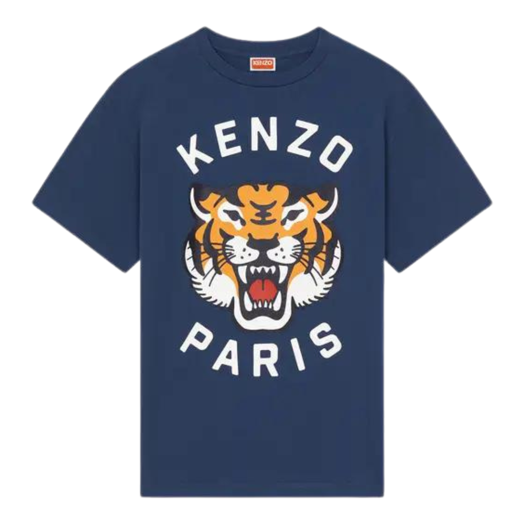 Kenzo Lucky Tiger Tee in Midnight