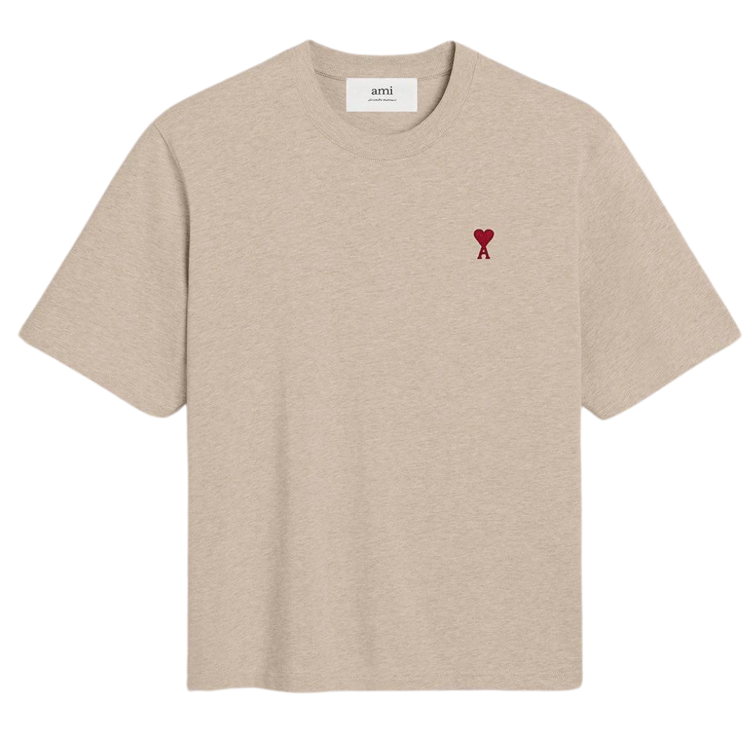 Ami ADC Tee in Light Beige