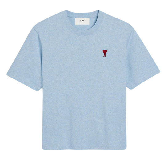 Ami ADC Tee in Heather Blue