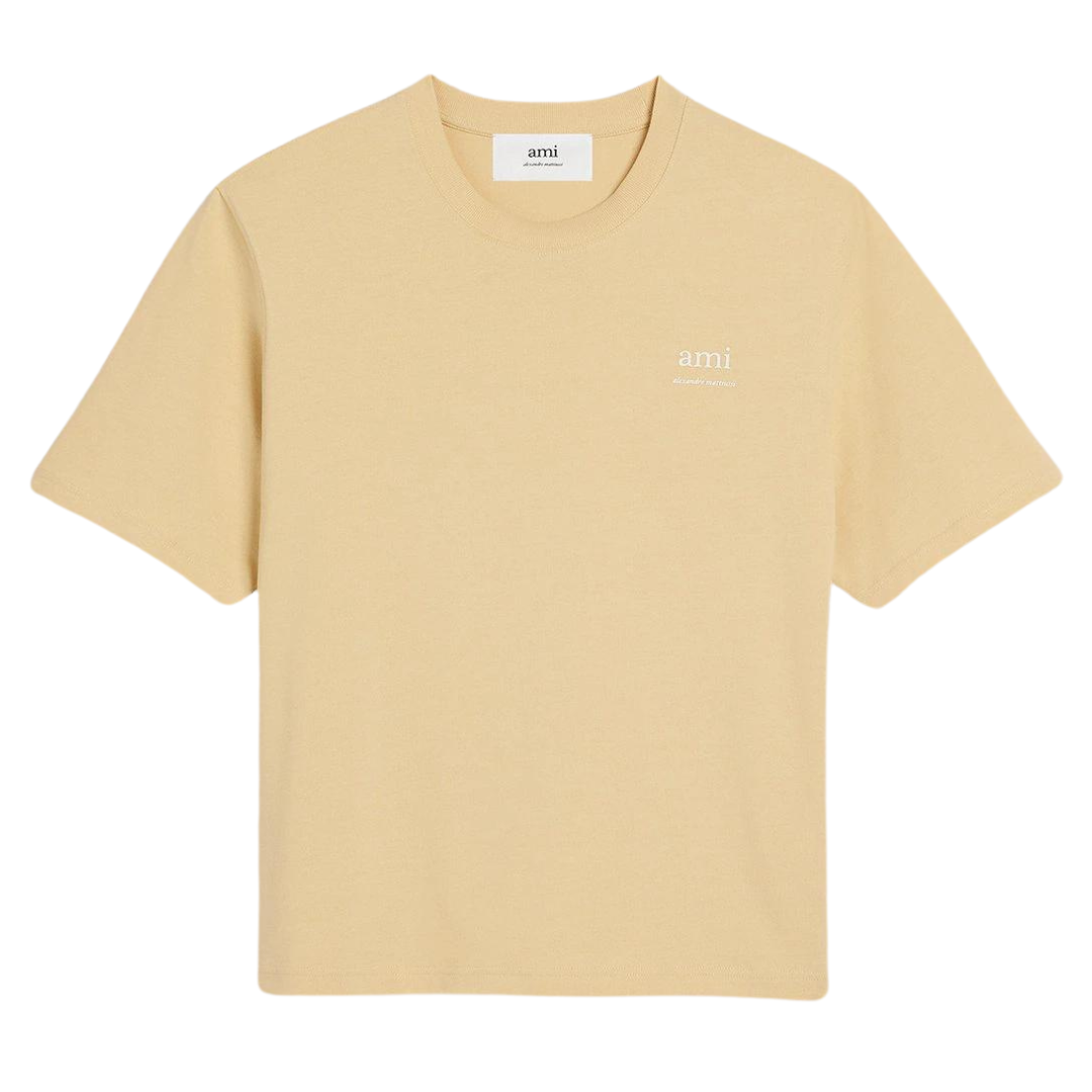 Ami AM Tee in Cream