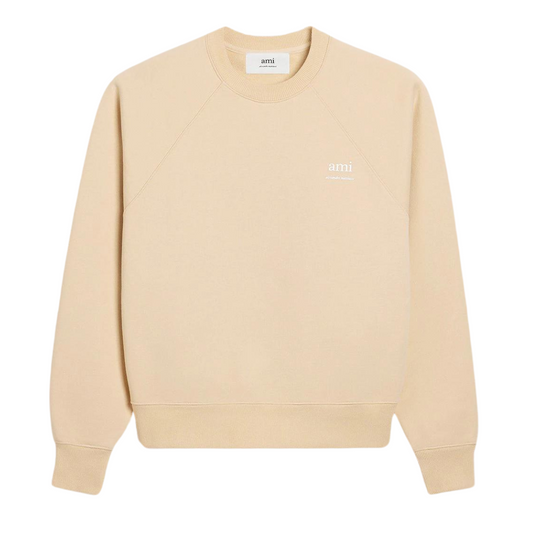 Ami AM Sweatshirt in Cream