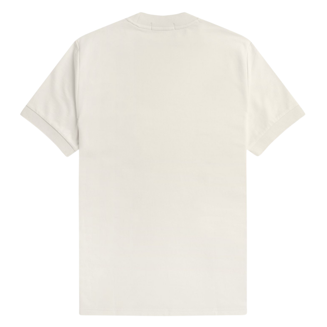 Fred Perry Jersey Pocket Tee in Cream