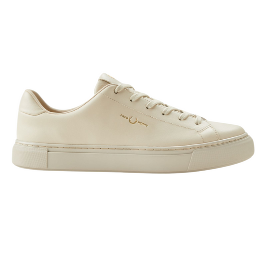 Fred Perry B71 Leather Sneaker in Oatmeal