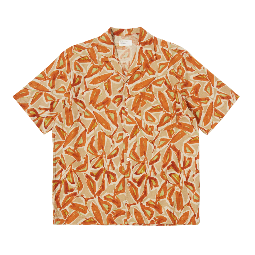 Universal Works Minari Shirt in Terracotta