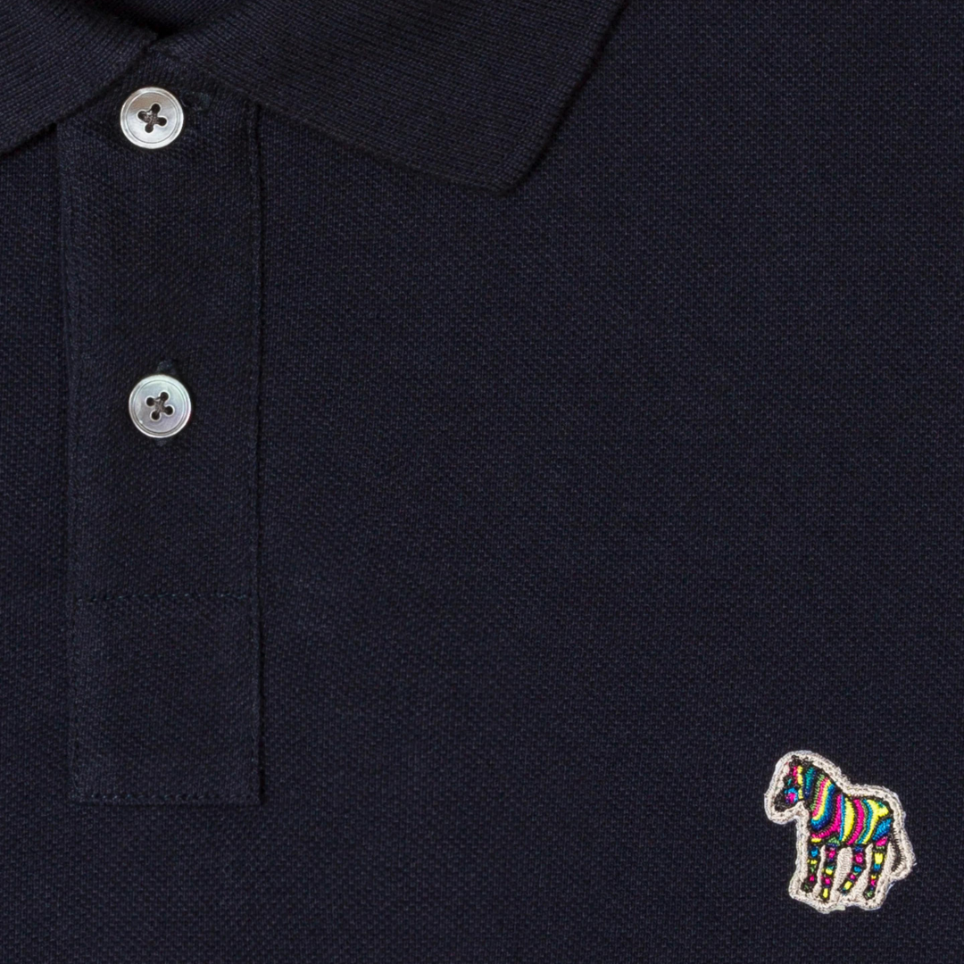 Paul Smith Zebra Polo in Navy