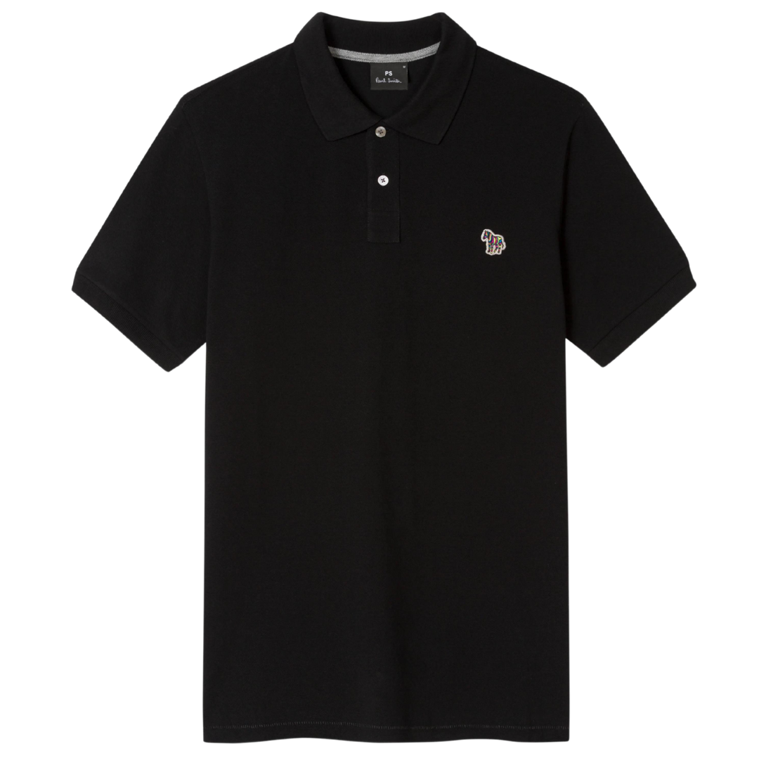 Paul Smith Zebra Polo in Black