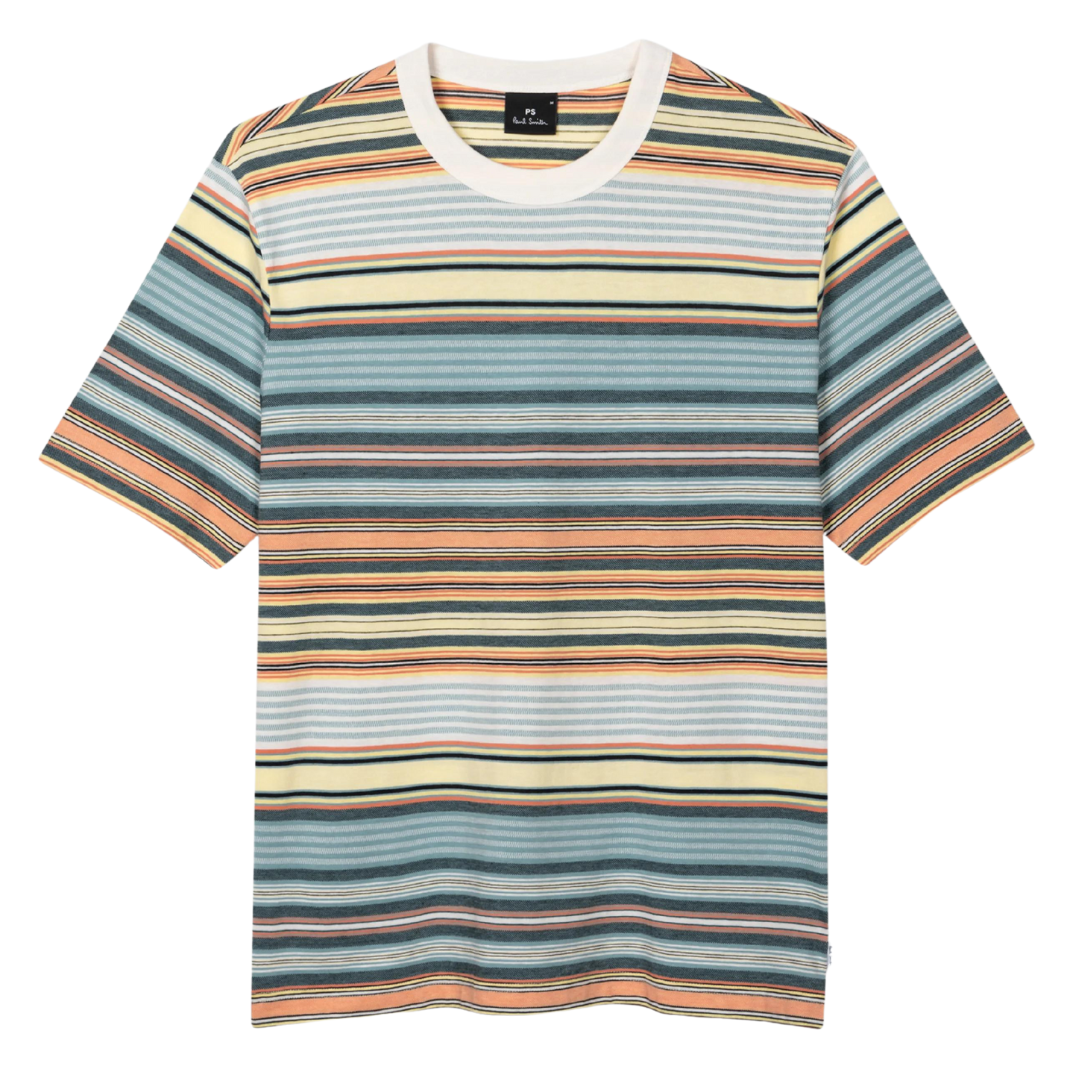 Paul Smith Tee in Blue Stripe