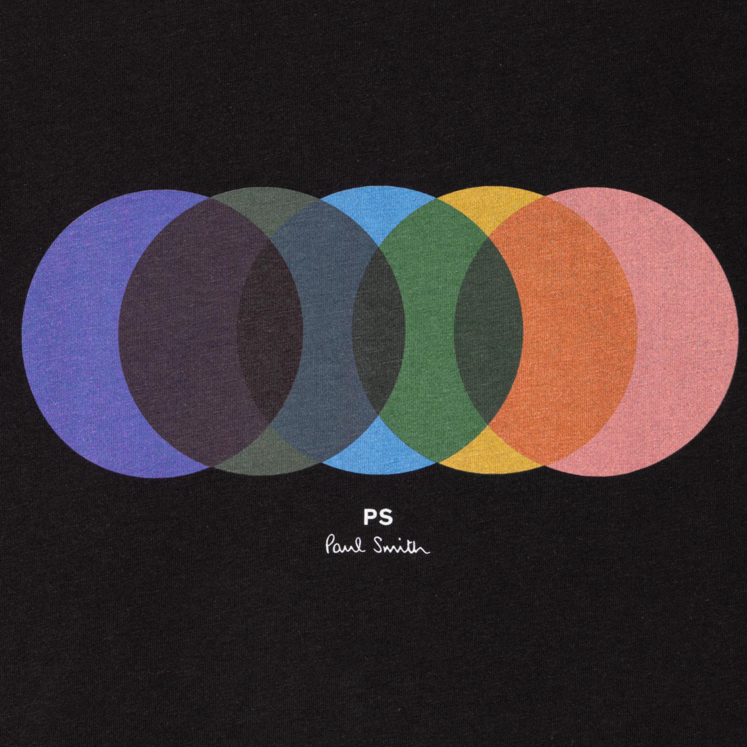 Paul Smith Circles Tee in Black