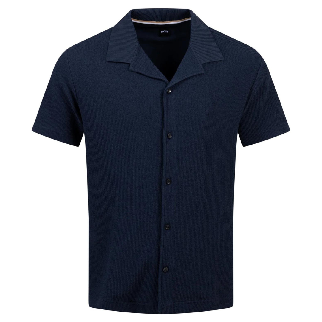 BOSS Powell 129 Shirt in Dark Blue