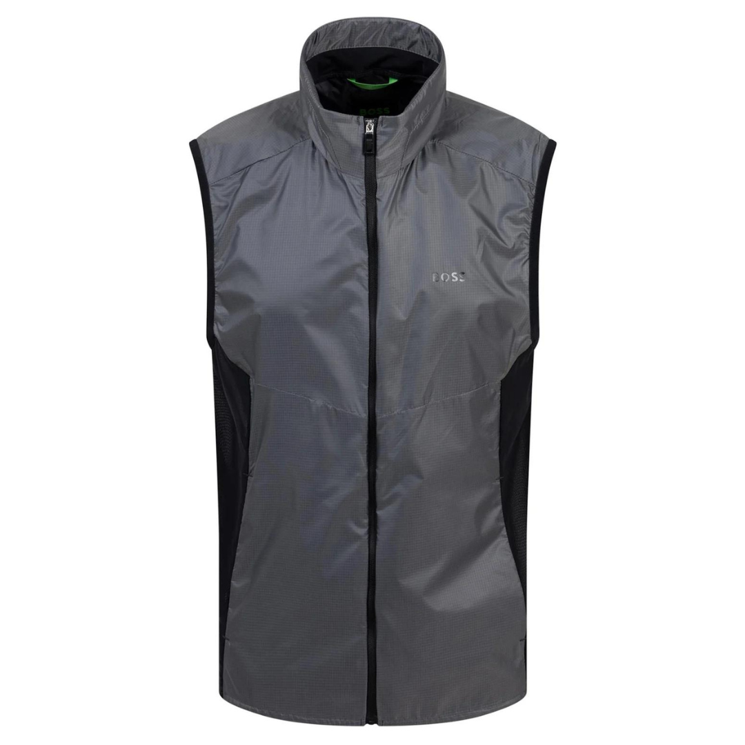 BOSS V_Metropolis Gilet in Charcoal