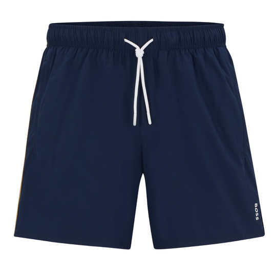 Boss Iconic Swim Short in Navy