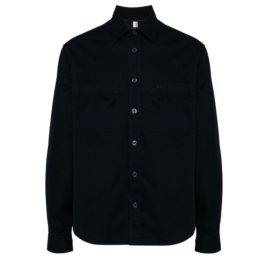 BOSS C-Owen Overshirt in Dark Blue