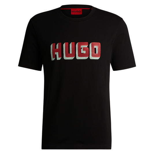 HUGO Daqerio Tee in Black