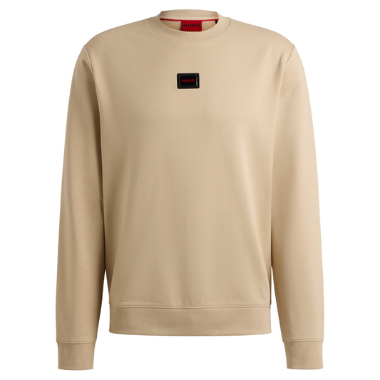 HUGO Diragol_Gel Sweatshirt in Open Beige