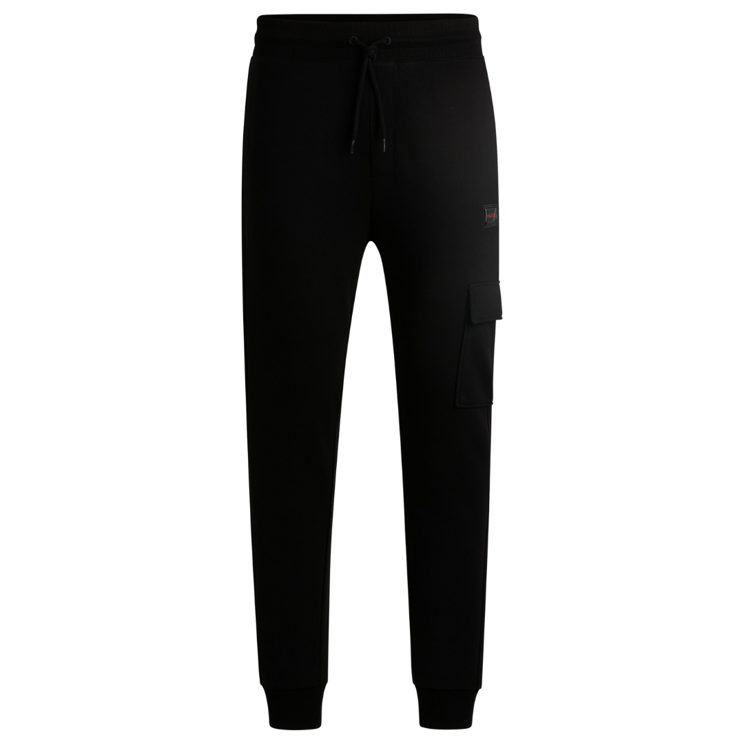 HUGO Dwellrom_Gel Sweatpants in Black