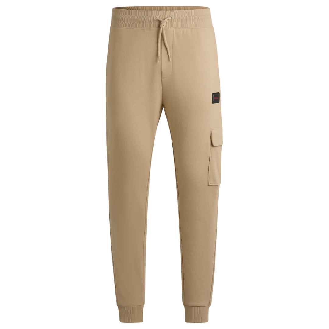 HUGO Dwellrom_Gel Sweatpants in Open Beige