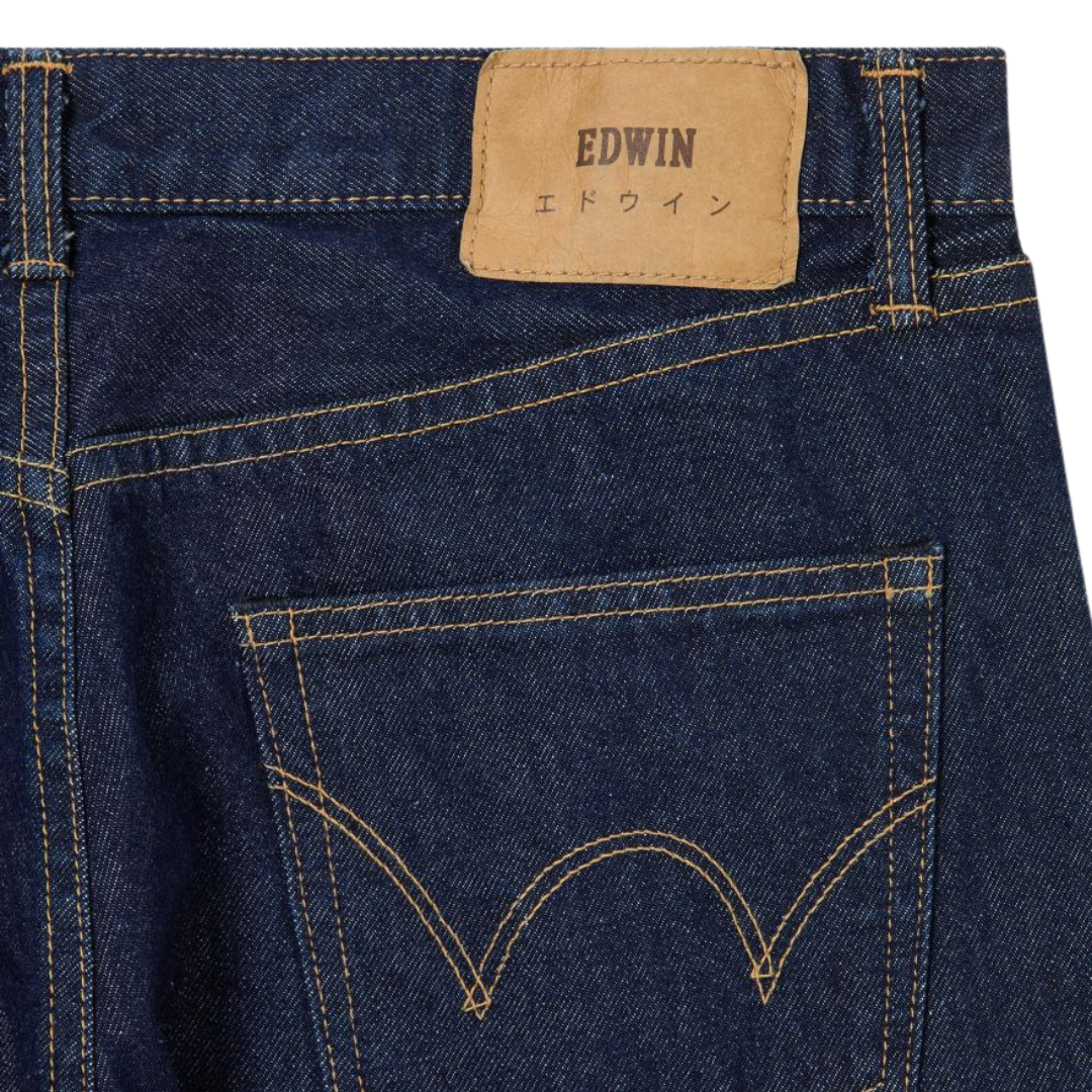 Edwin Regular Tapered Jeans in Blue Rinsed