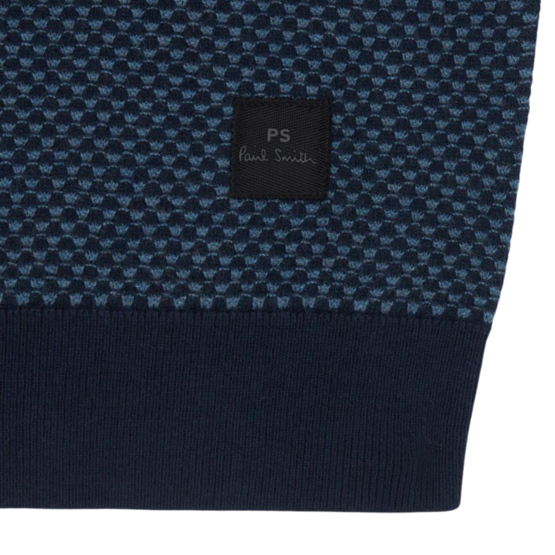 Paul Smith Knitted Polo in Navy