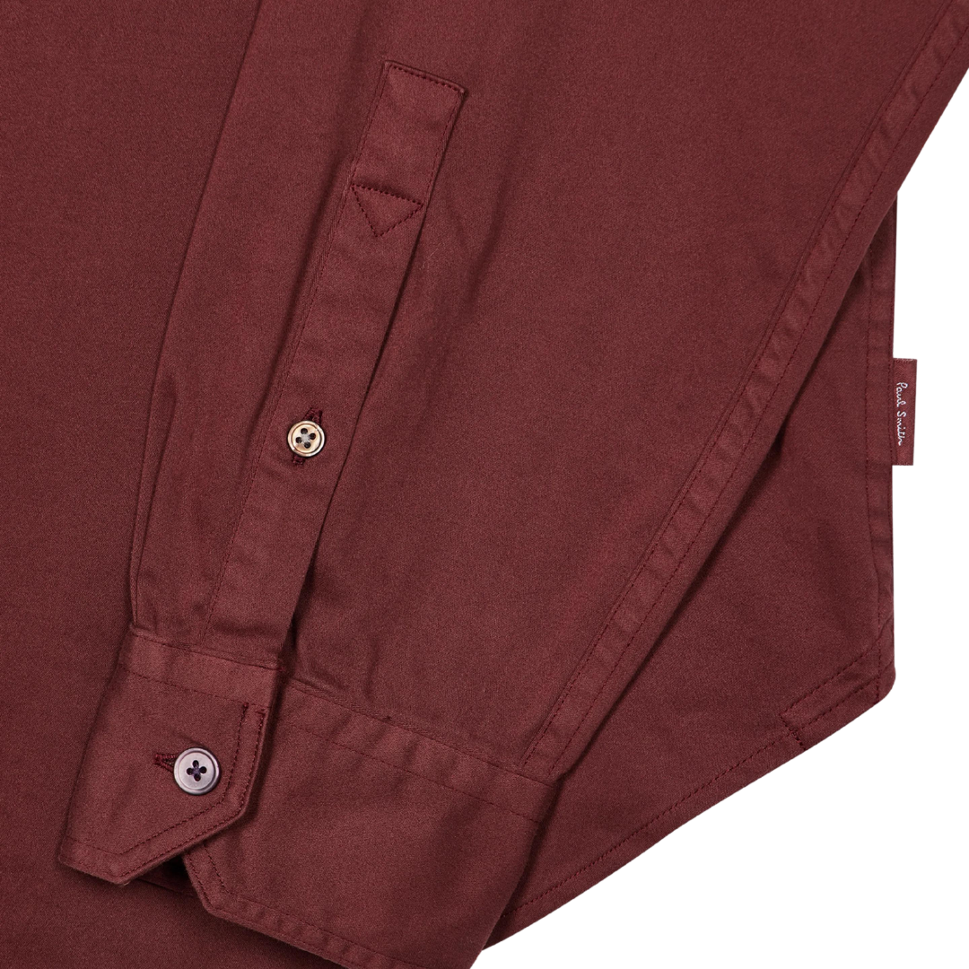 Paul Smith Pocket Shirt in Blood Red