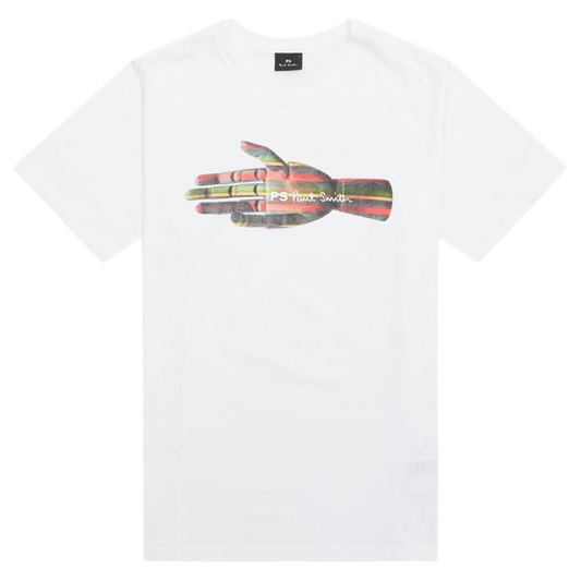 Paul Smith Hand T-Shirt in White