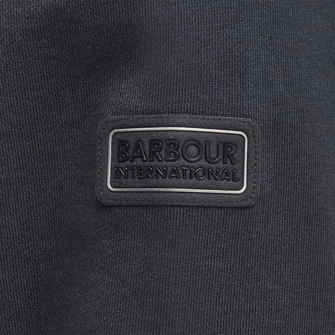 Barbour Flight Half Zip in Black