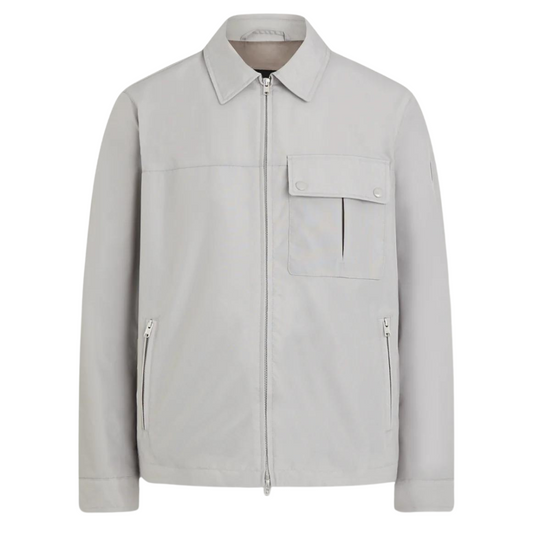 Belstaff Drill Overshirt in Chrome Grey