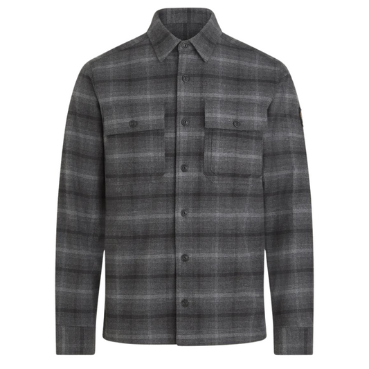 Belstaff Fallgate Shirt in Dark Charcoal Heather