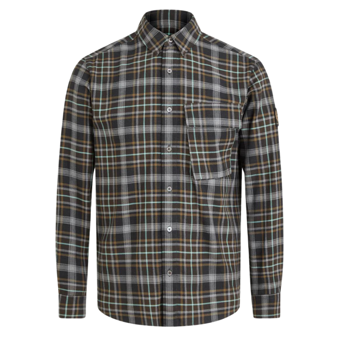 Belstaff Scale Shirt in Charcoal