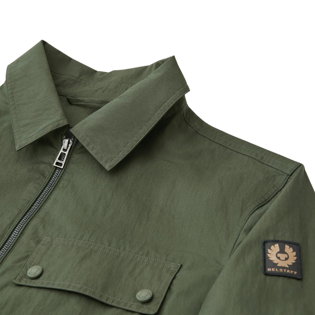 Belstaff Depot Overshirt in Tile Green