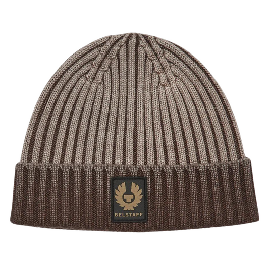 Belstaff Watch Beanie in Clay Brown