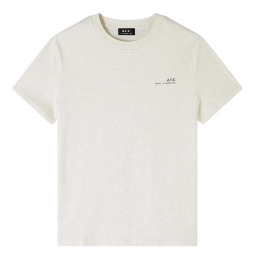 A.P.C Item Tee in ECRU