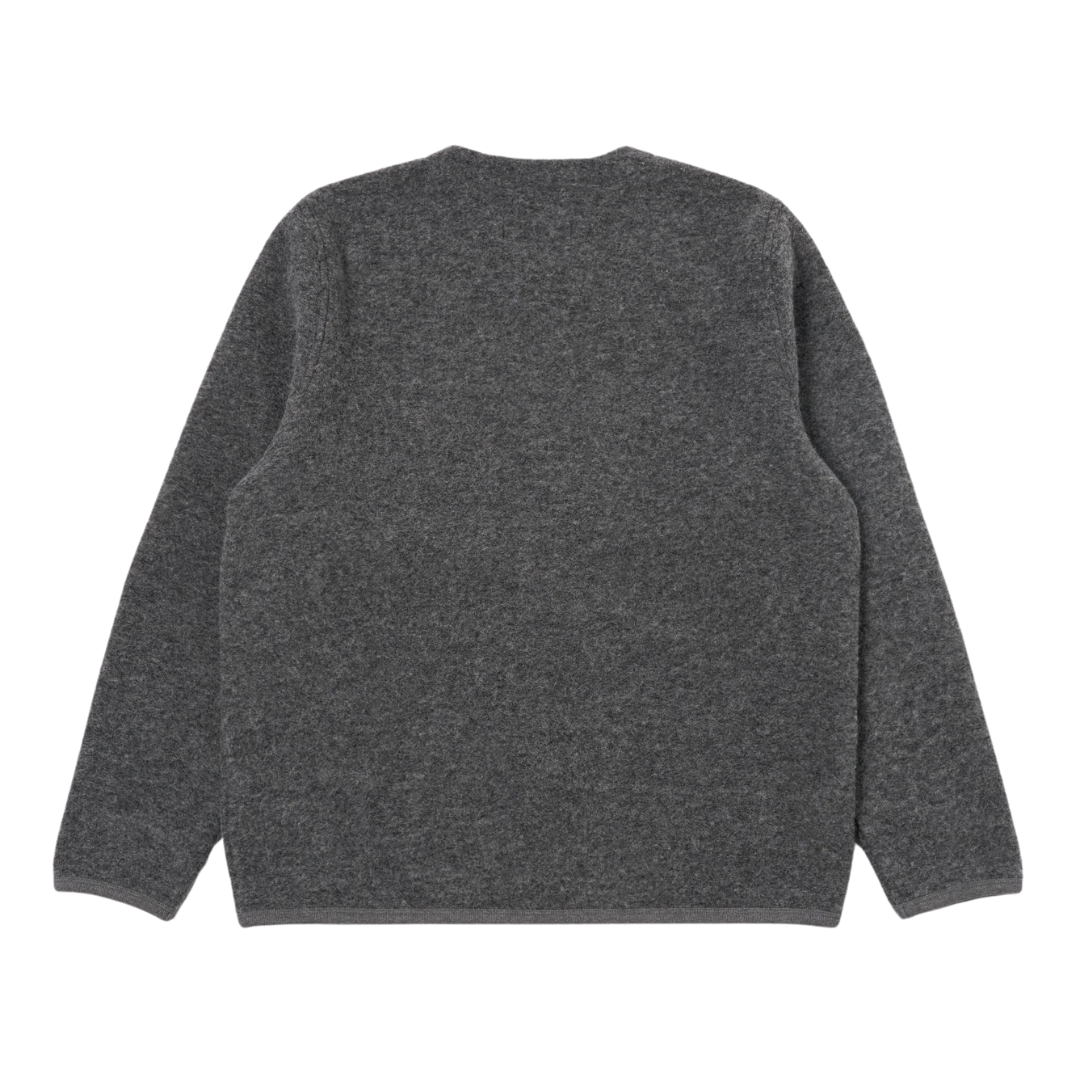 Universal Works Cardigan in Grey Marl