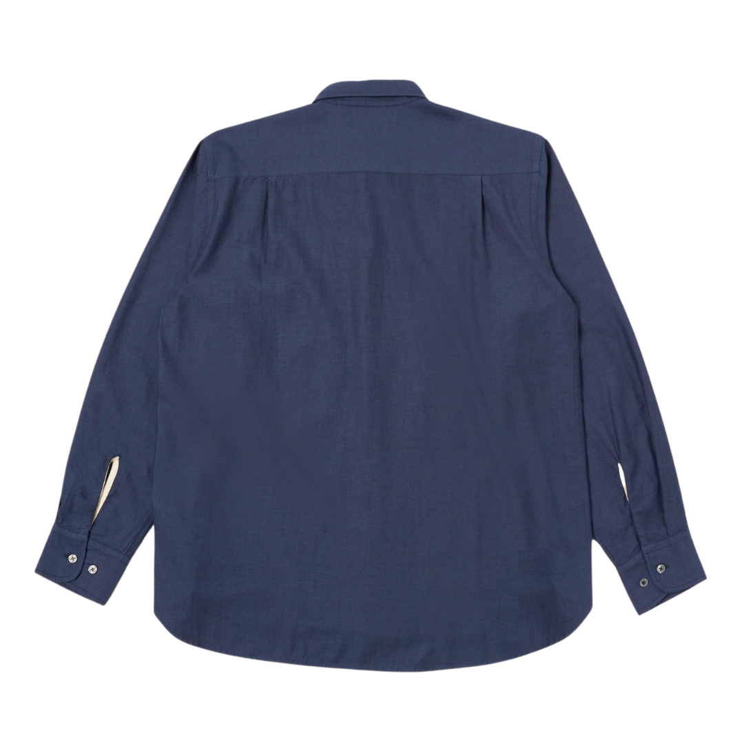 Universal Works Square Pocket Shirt in Navy