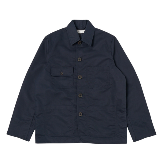 Universal Works Merchant Jacket in Navy