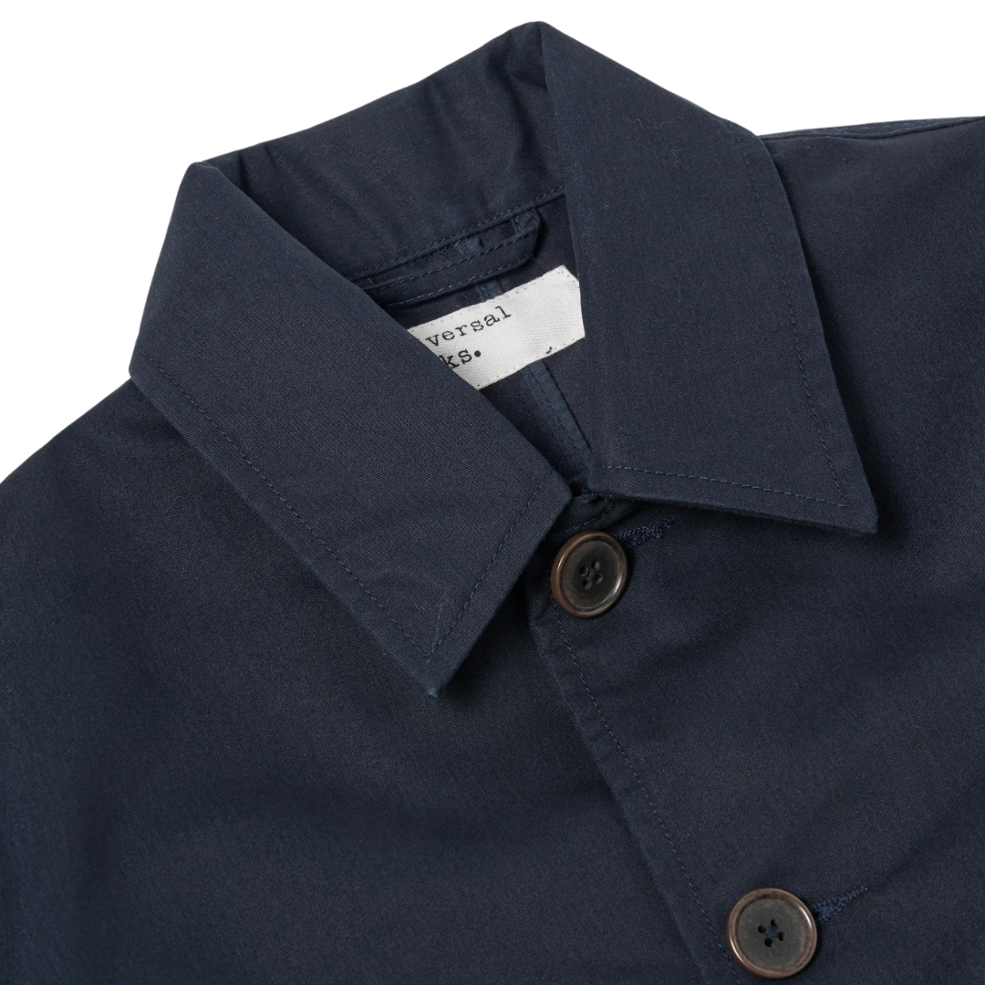 Universal Works Merchant Jacket in Navy